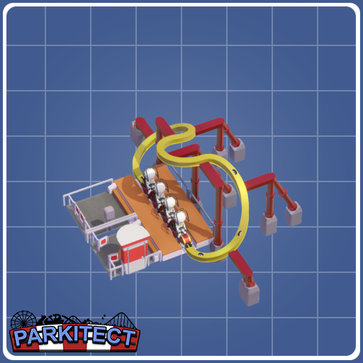 2x4 Monorail Coaster