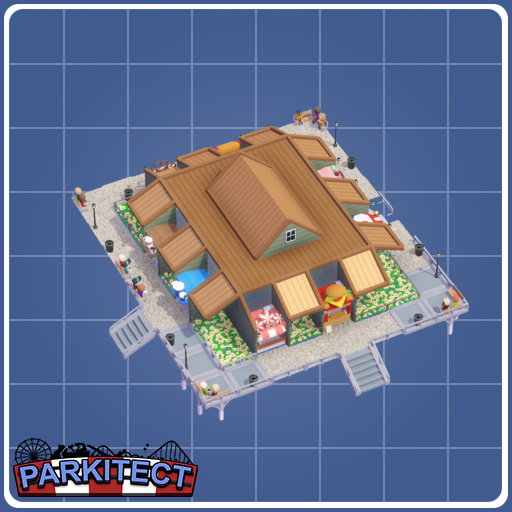 Shopping area inc. staff room