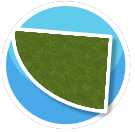 Green P1 Corner Rug