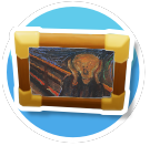 The Scream Expensive Frame