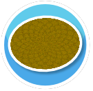 Yellow Droplet Circle Rug