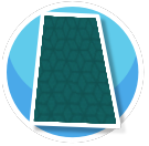 Blue Flake Long Rug