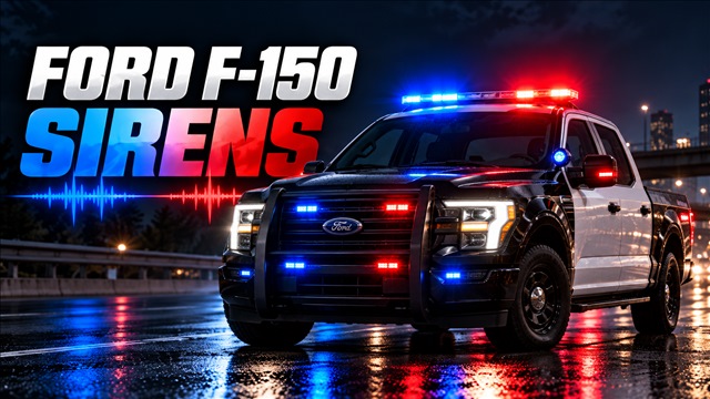 Ford F-150 Sirens - Whelen Cencom preview