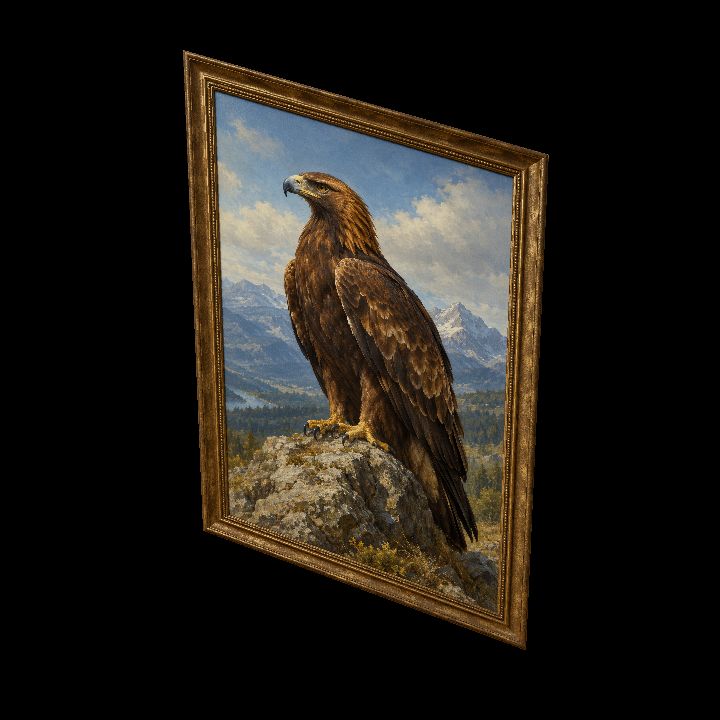 Painting, Bird: Eagle {2D} preview