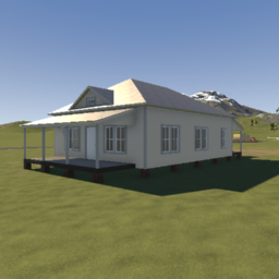 medium 1930's house (5 rooms, unfurnished)