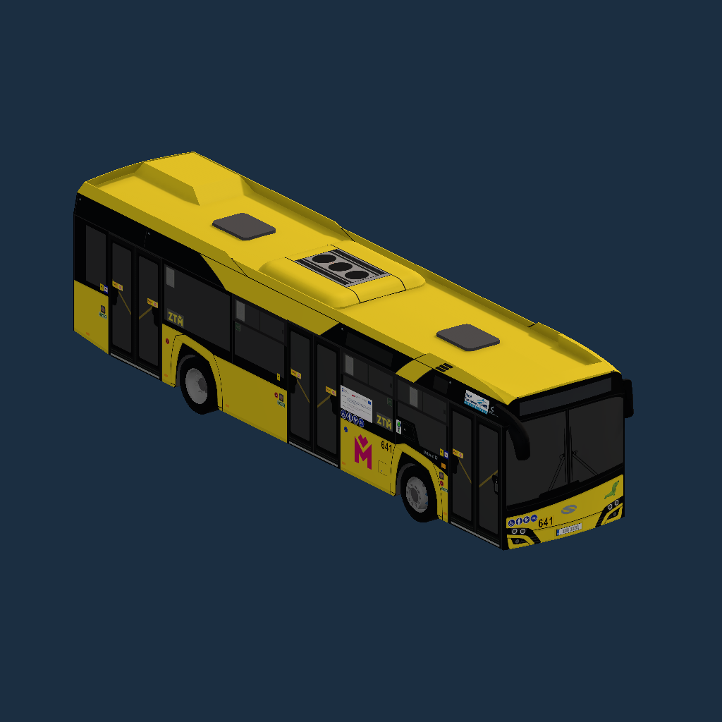 PKM Katowice - Solaris Urbino 12 IV - paczka malowań #631-655