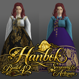 Korean Traditional Clothes: Hanbok Collection (Seoyoung & Artequin) [B42] – Project Zomboid Mod