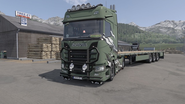 Scania mirrorcam Truckersmp