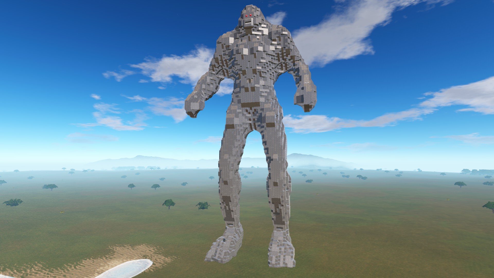 Alien statue