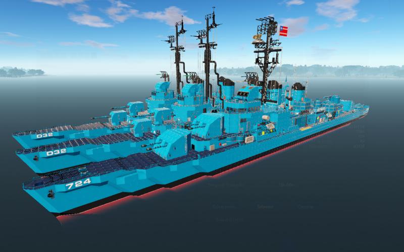 USS LAFFEY DD 724 SUMMER-CLASS DESTROYER