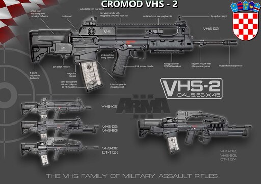Steam Workshop::CROMOD VHS-2 rifle