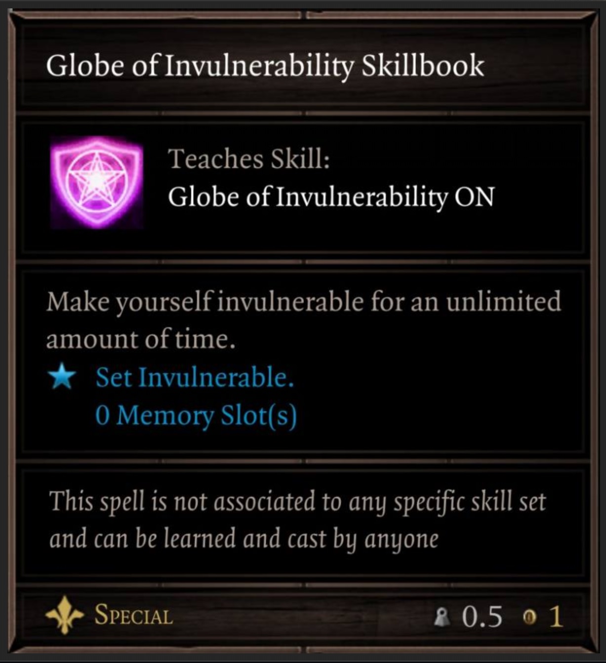 Globe of Invulnerability