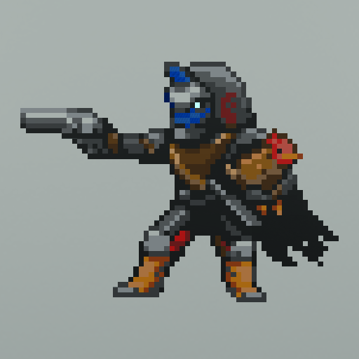 Destiny 2 Exo Cade-6 Pixel Art preview