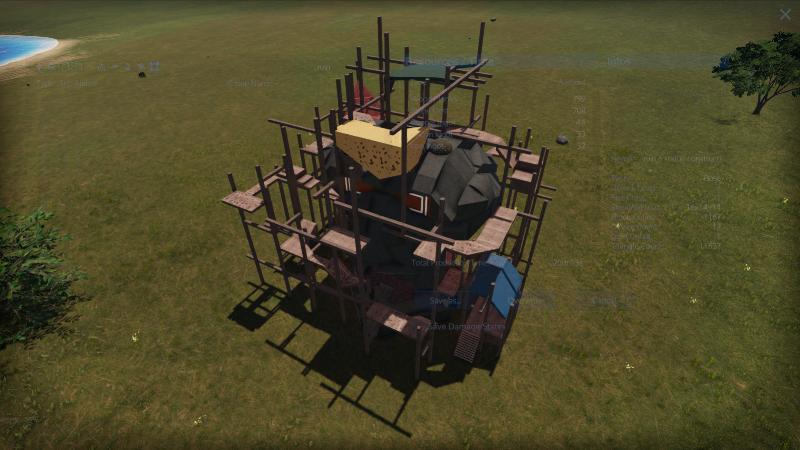 Ruin 6 - statue head construction side - BA