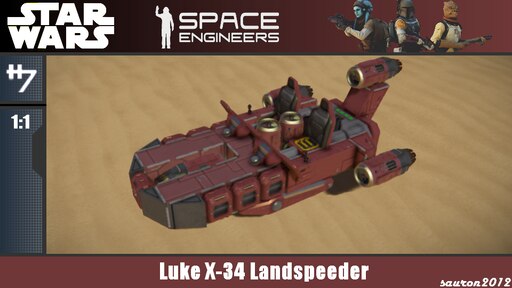 Steam Workshop::Star Wars Luke X-34 Landspeeder