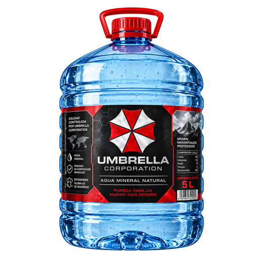 Umbrella Corporation - Raccoon City Water Jug