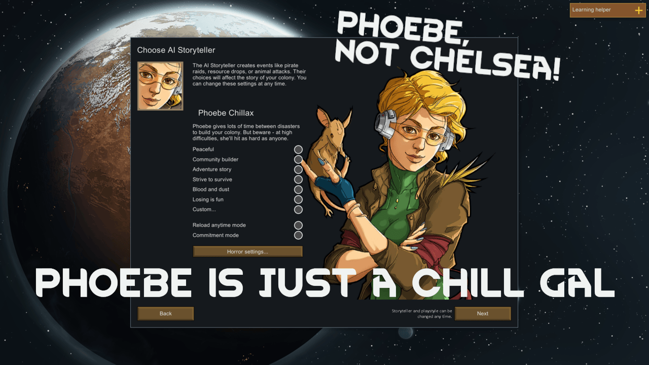 Phoebe Is Just A Chill Gal | Progression: Storytellers Patch