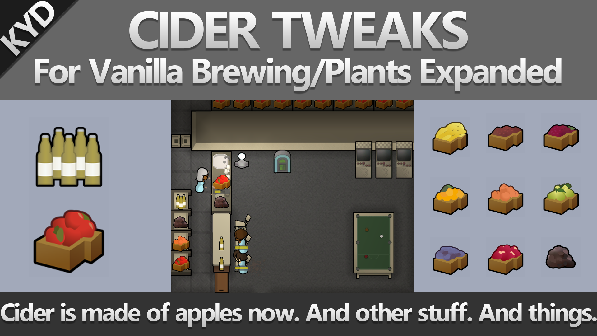 [KYD] Cider Tweaks for Vanilla Brewing/Plants Expanded 1.6 [Updated]