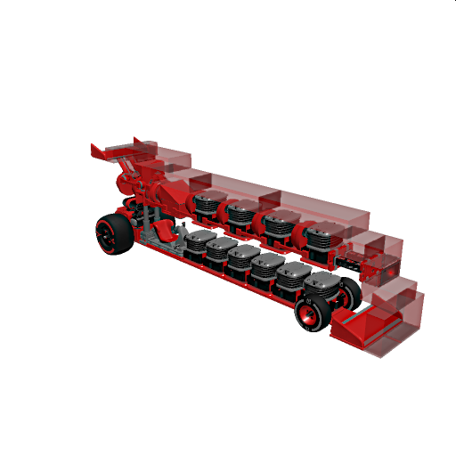 Red Devil Dragster