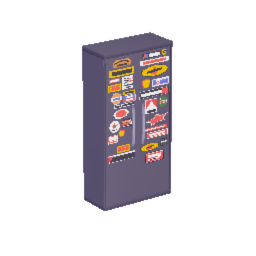 Metal Storage Cabinet / Closet Decorated