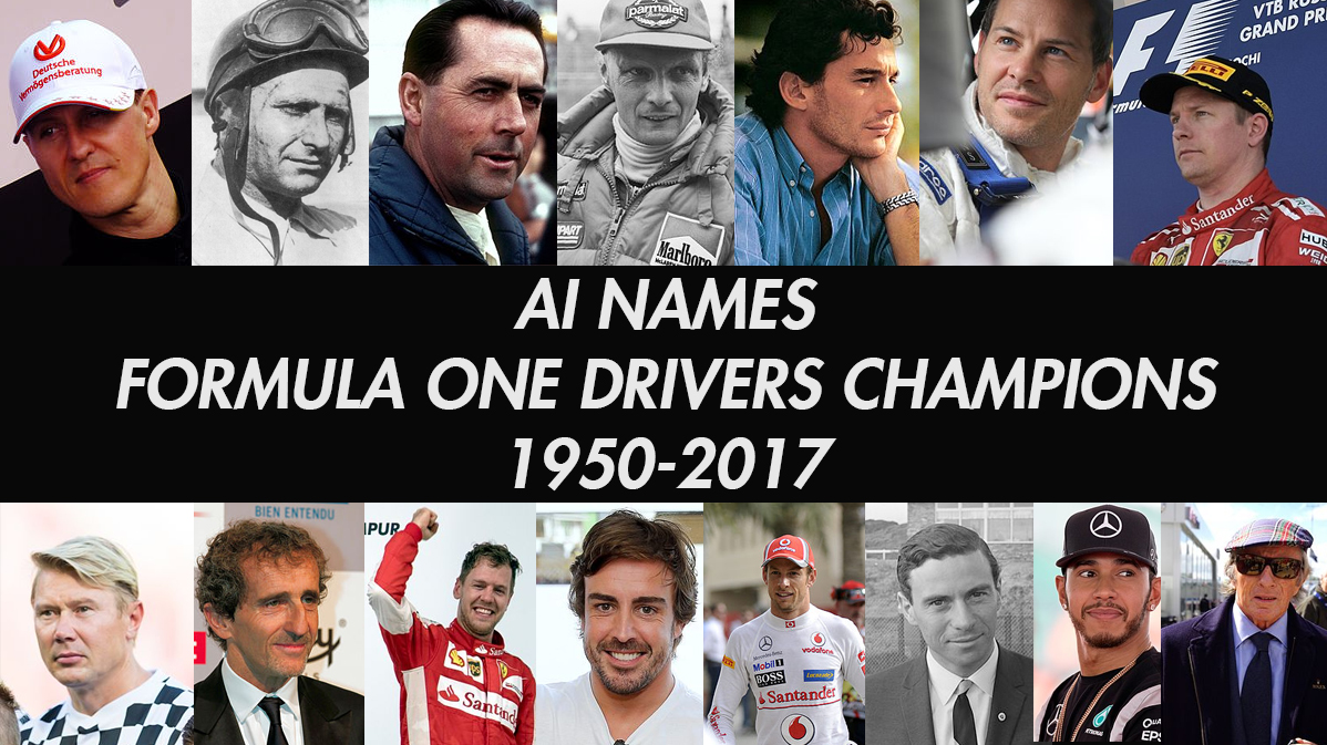 AI Names: F1 Champions
