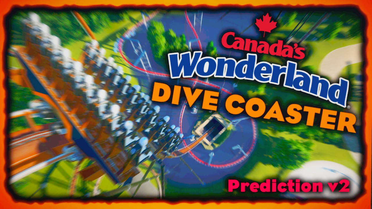 Canada's Wonderland Dive Coaster preview