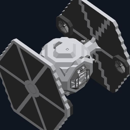 **BROKEN** Star Wars Tie Fighter VTOL Spaceshp
