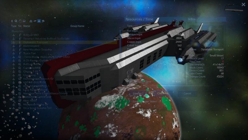 Tesseract Industries Firebird Spaceliner