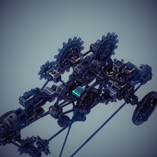 Car with engine preview
