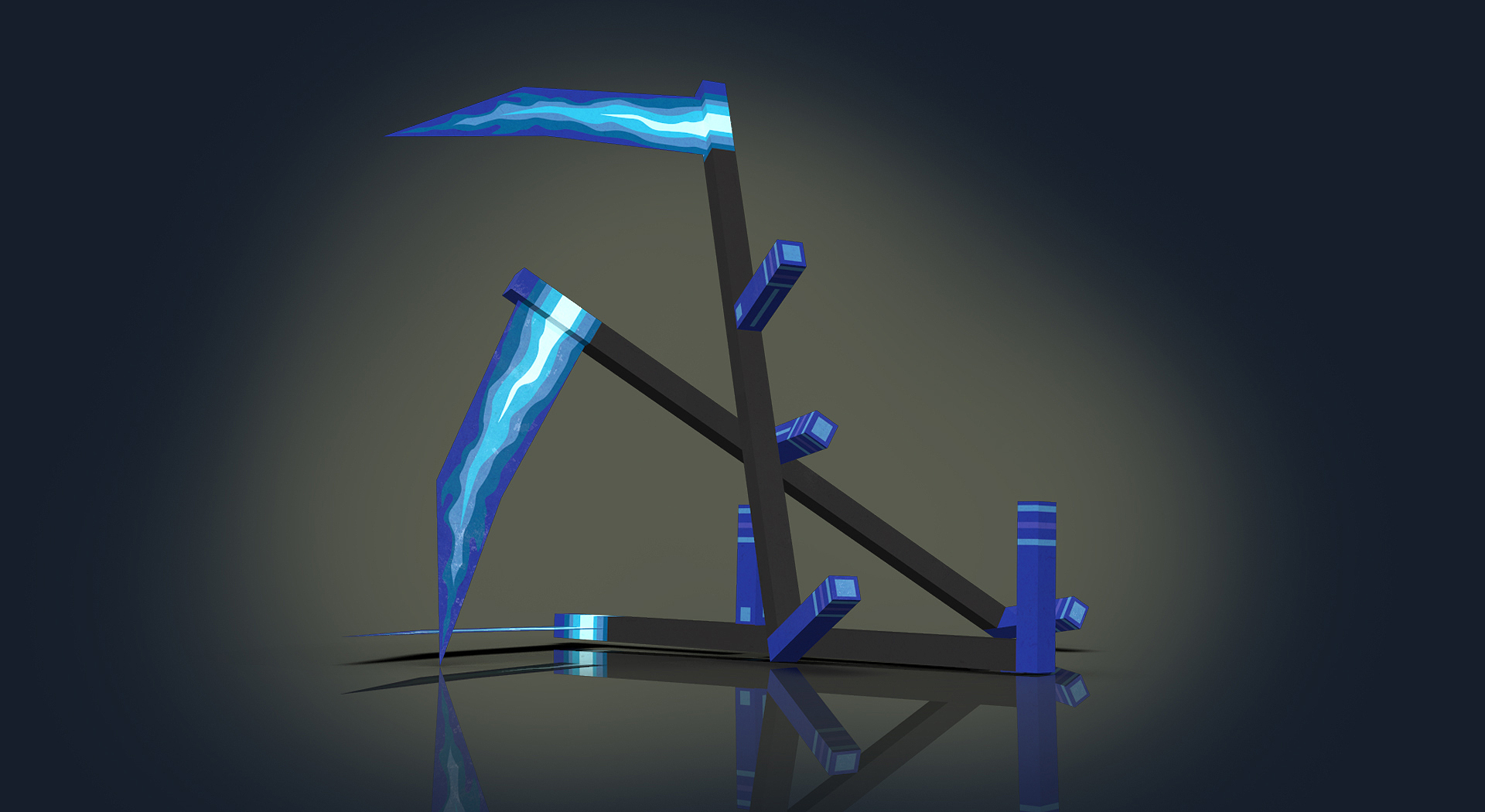 Blue Flame Scythe