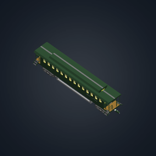 Mid 1800s train car
