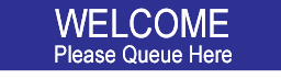 Welcome, Please Queue Here Rug