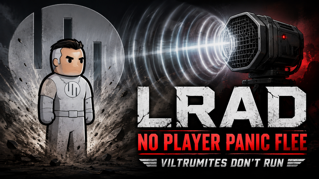 LRAD - No Player Panic Flee