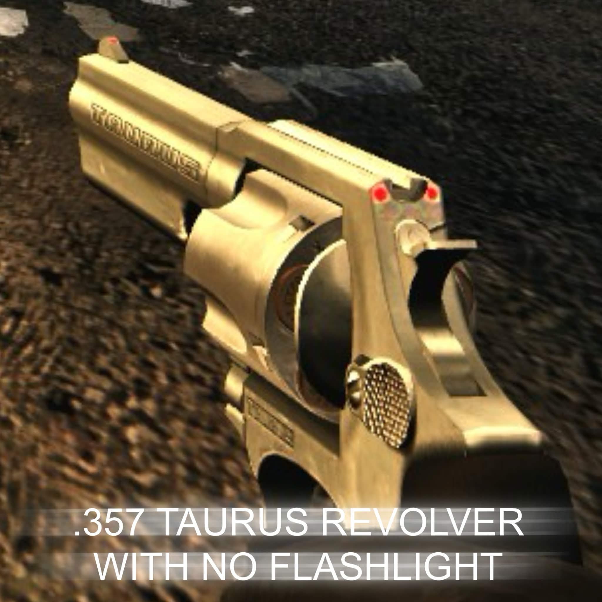 Edgy .357 Taurus Revolver| No Flashlight
