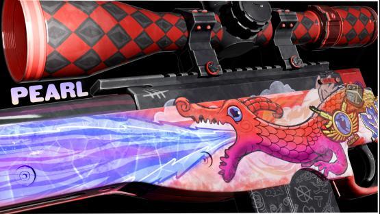AWP l Doodle Lore red (PEARLESCENT)