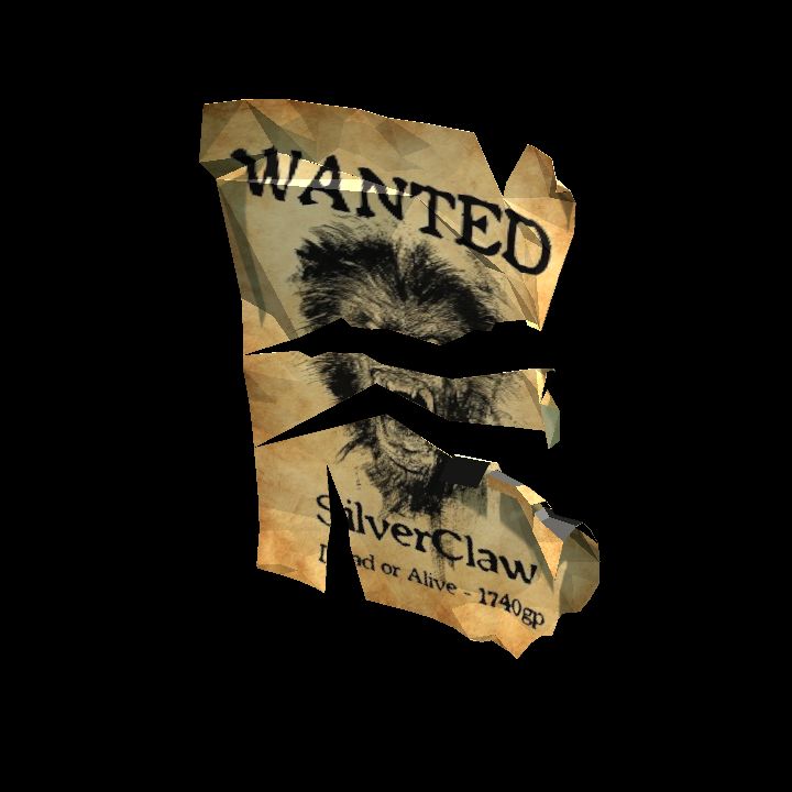 Wanted Poster: Werewolf