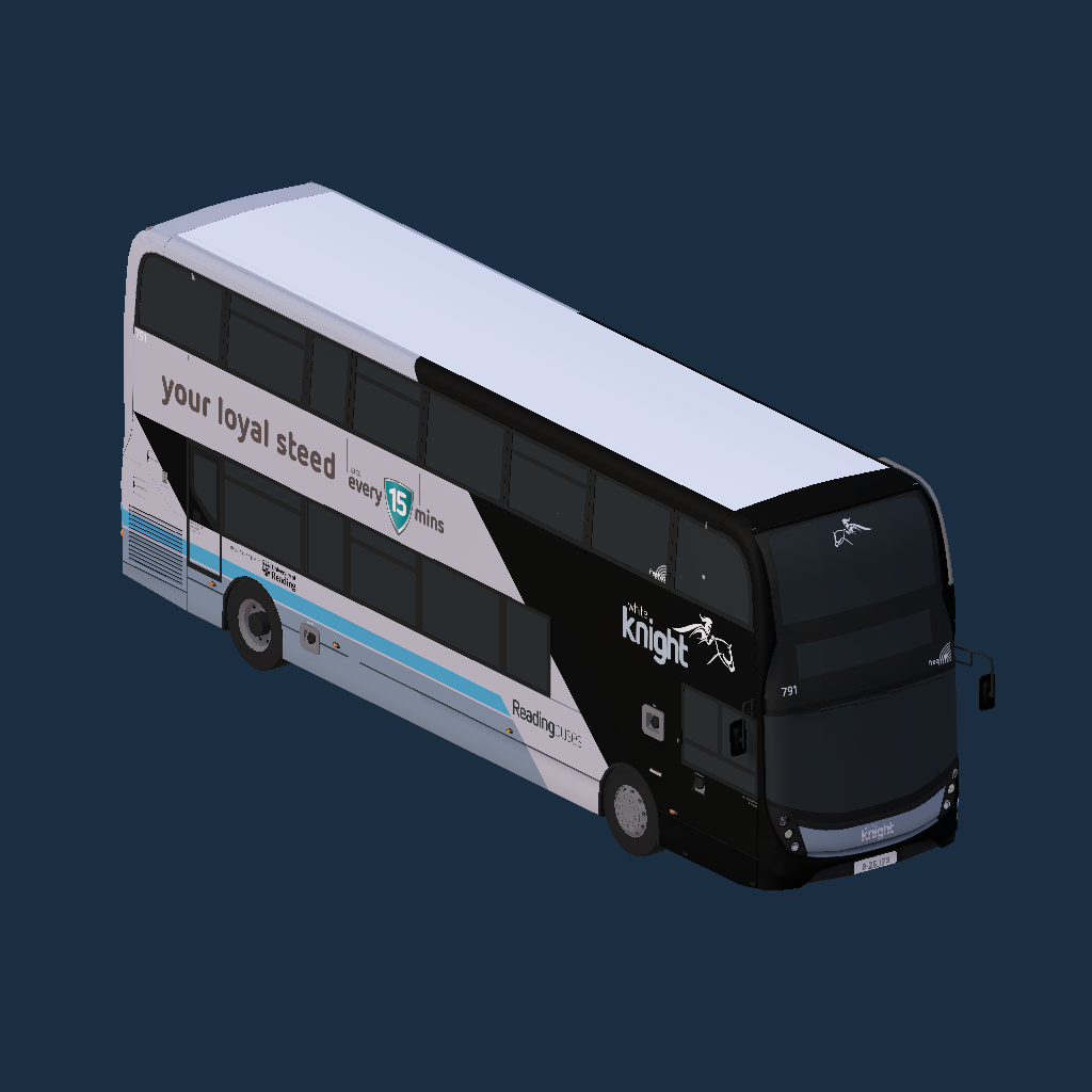 Reading Buses White Knight Enviro 400 MMC 791