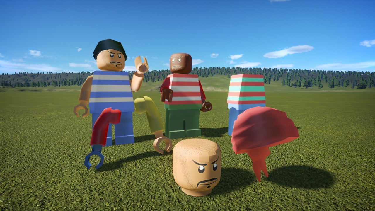 LEGO BONNET PIRATE - CAP OF PIRATE COLOR CHANGE