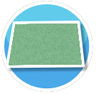 Large Green Tile Floor