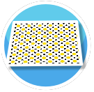 Yellow-Black Dot Flooring