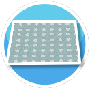 Teal Dotted Flooring