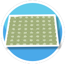 Green Dotted Flooring