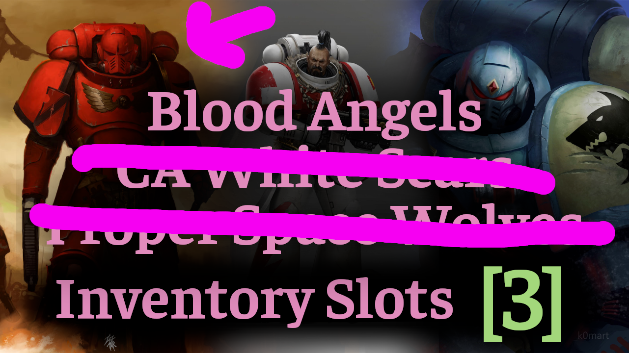 Apple's Blood Angels + Inventory for All Units (3)