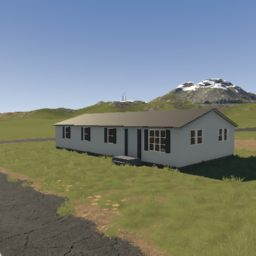 1970s 4 bedroom prefab house (unfurnished)