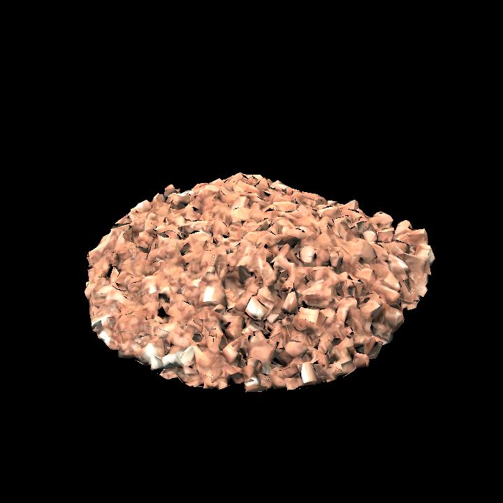 Brick rubble pile 2