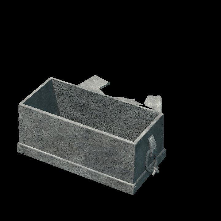 Chest broken lid - stone v3