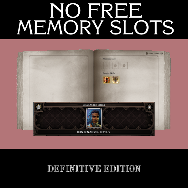 No Free Memory Slots (DE)