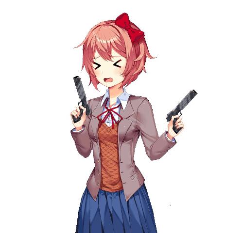 DDLC Sayori(with Deagle lol)