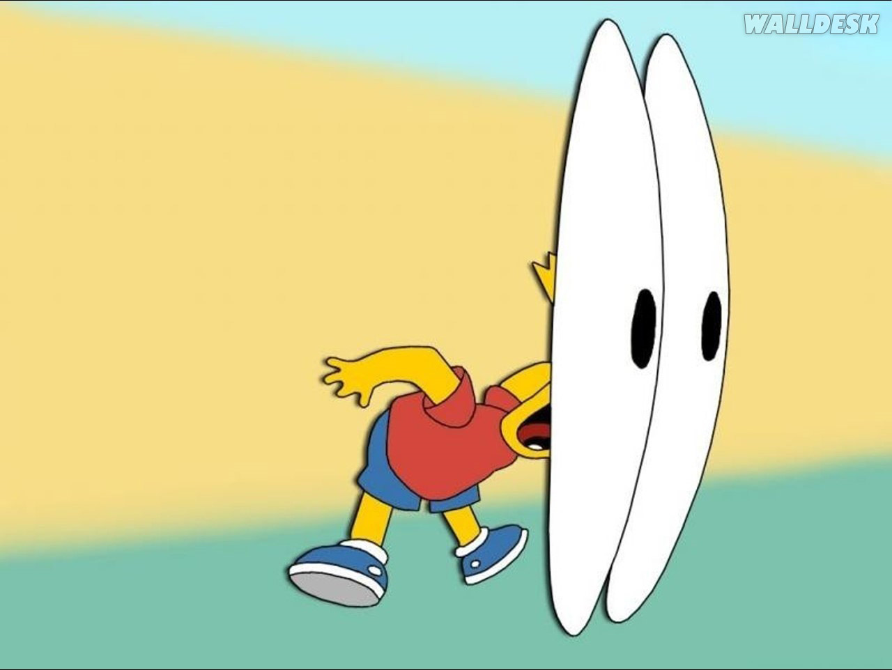 Cartoony Bart big eyes effect