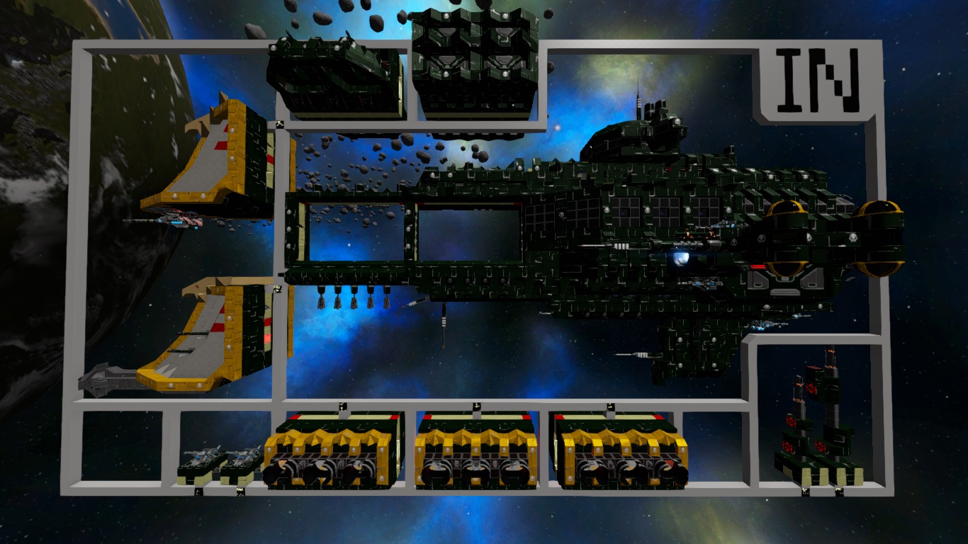 40k Imperial Cruiser Sprue